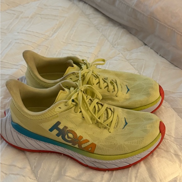 Hoka One One Shoes - Hoka One One Vibrant Yellow Running Shoes